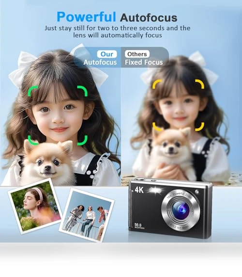 4K Digital Camera with Autofocus — Mirrorless Cameras, Rovemre
