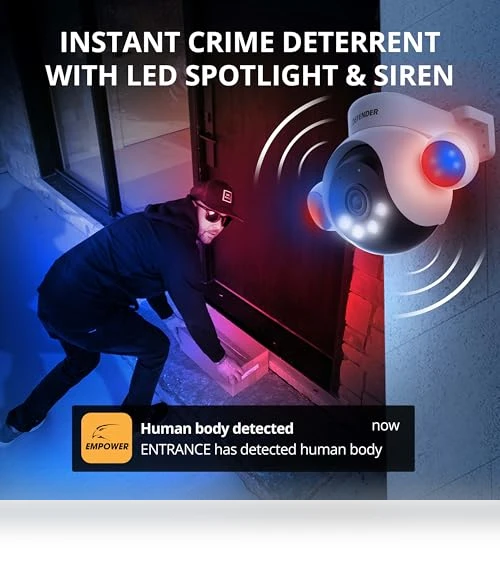 AI Powered Sentinel 4K Wired Security Camera System — Outdoor Security Cameras, Defender