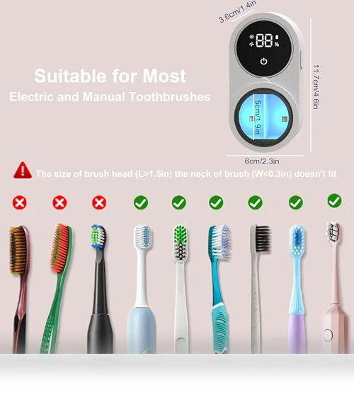 Automatic Rotating Toothbrush Holder and Cleaner — Toothbrush Holders