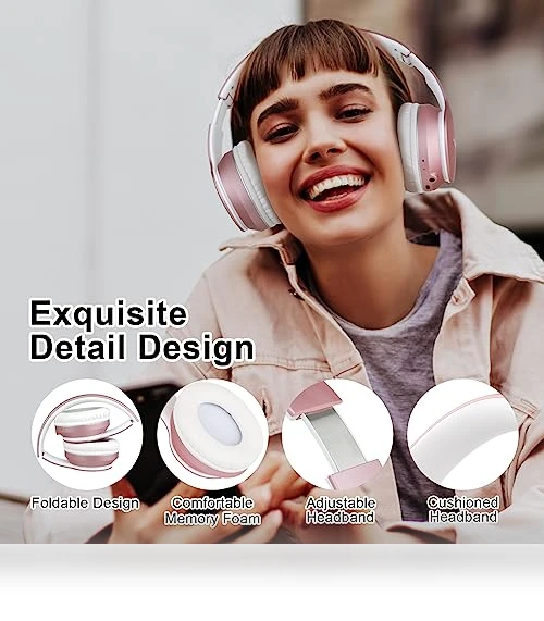 Bluetooth Headphones Over-Ear — In-Ear Headphones, JOMILIN