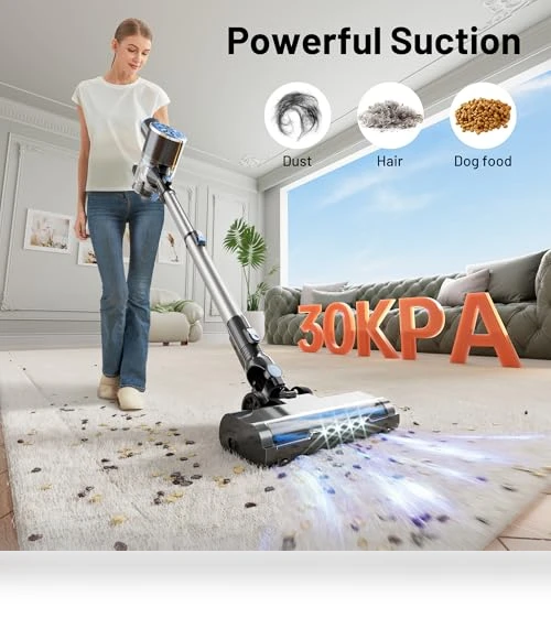 Cordless Vacuum Cleaner with Self-Standing — Cordless Vacuums & Sweepers, VIPSUN