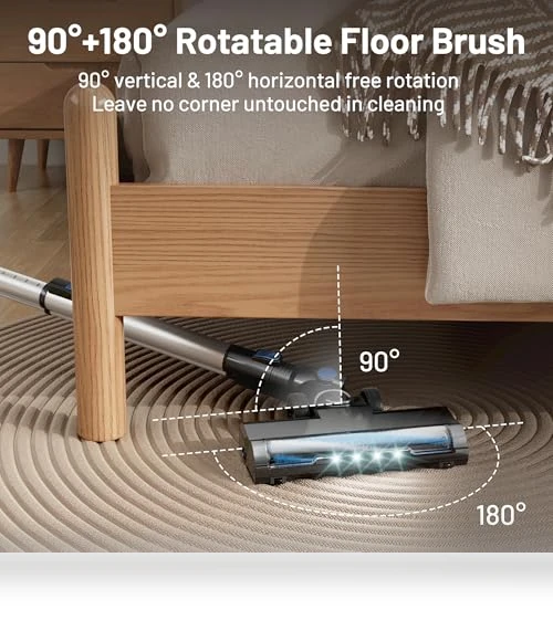 Cordless Vacuum Cleaner with Self-Standing — Cordless Vacuums & Sweepers, VIPSUN