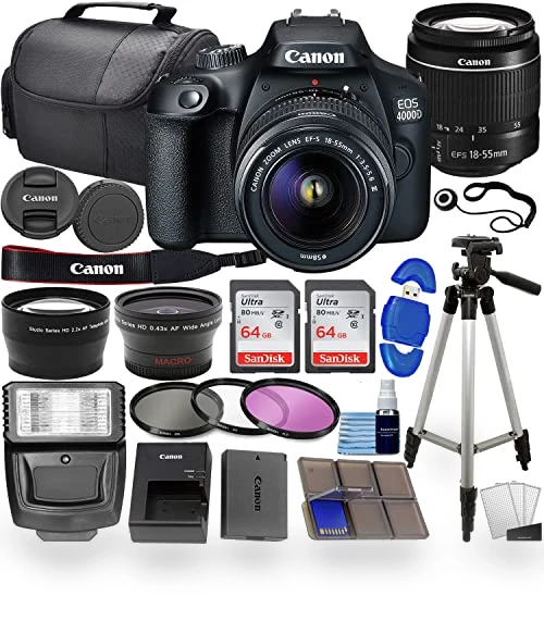 DSLR Camera with Lens Kit — Lens Bundles, Canon