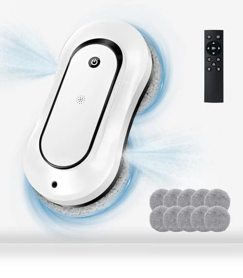 Dual Direction Auto-Spray Smart Window Cleaner Robot — Smart Cleaning Robots, Jemyths
