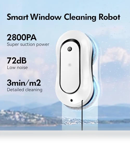 Dual Direction Auto-Spray Smart Window Cleaner Robot — Smart Cleaning Robots, Jemyths
