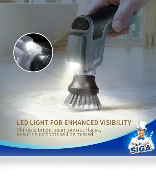 Electric Spin Scrubber — Brushes, MR.SIGA