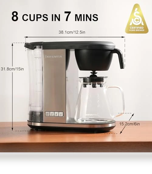 Enthusiast 8 Cup Drip Coffee Brewer — Coffee & Espresso Combos, Bonavita