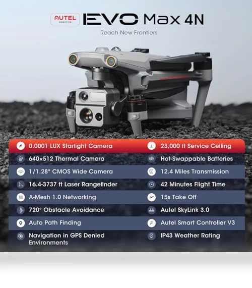 EVO MAX 4N Drone — Drones & UAV Technology, Autel