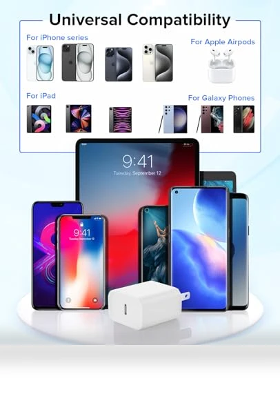 Fast Charging Wall Charger with Cable — Chargers, Qntry