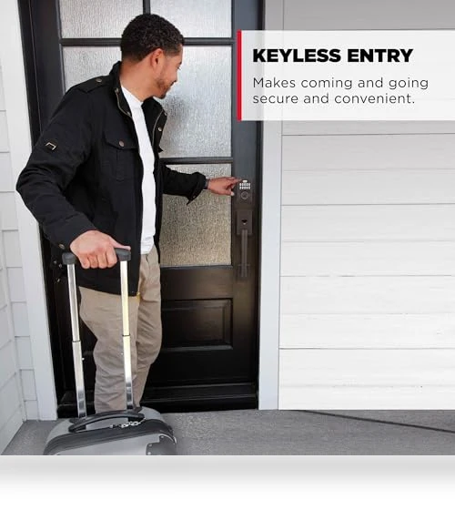 HomeConnect 620 Z-Wave Long Range Enabled Keypad Smart Lock — Keyless Entry, Kwikset