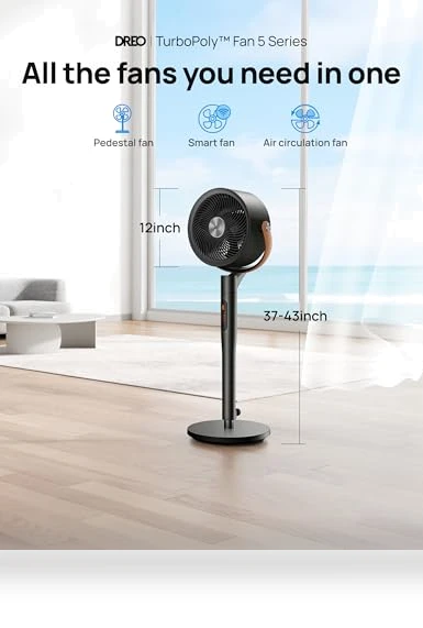Pedestal Fan with Remote — Ceiling Fans, Dreo