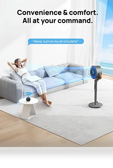 Pedestal Fan with Remote — Ceiling Fans, Dreo