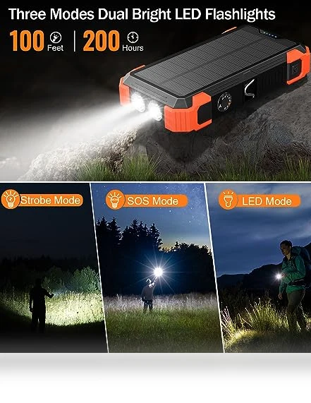 Portable Charger with Built-in Cables and Thermometer — Chargers, GOODaaa