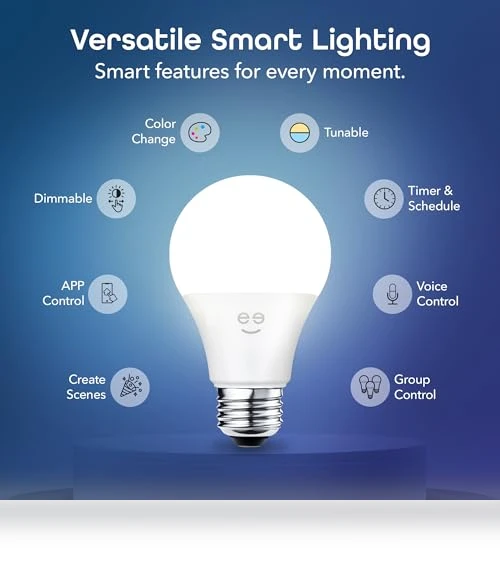 Smart Light Bulbs - Color Changing & Tunable White — LED, Geeni