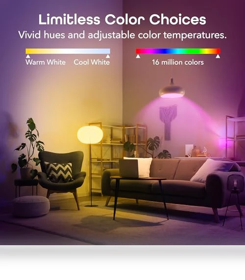Smart Light Bulbs - Color Changing & Tunable White — LED, Geeni