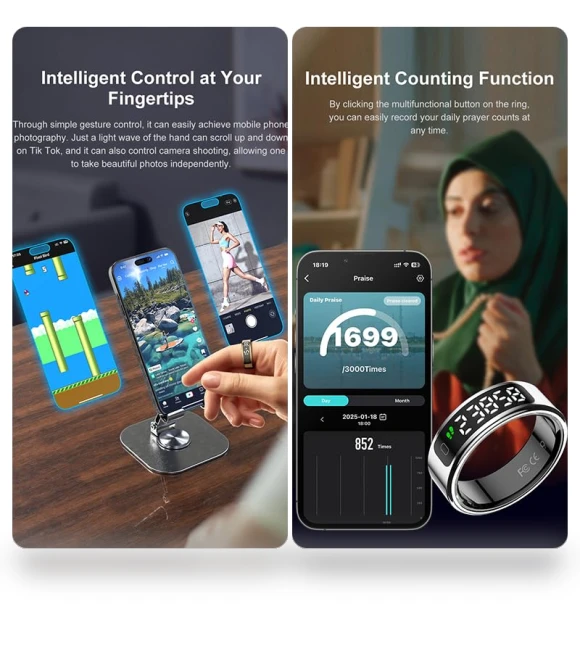 Smart Ring Health Tracker — Smart Rings, Telezim