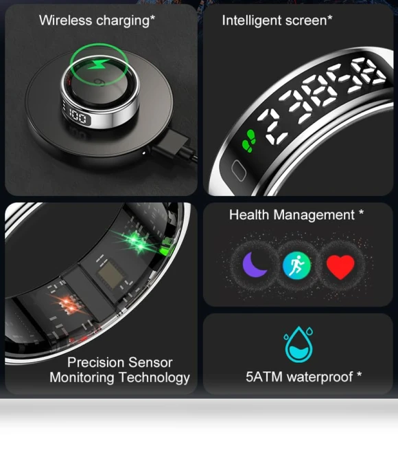 Smart Ring Health Tracker — Smart Rings, Telezim