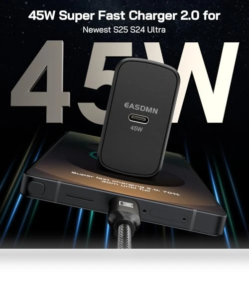 Super Fast Charger Type C 45W — Chargers, EASDMN