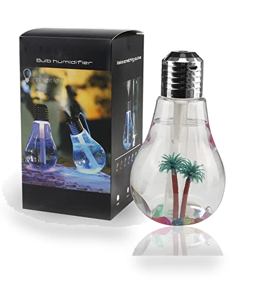 USB Air Humidifier Bulb Lamp — Air Moisturizers, CHUNGHOP