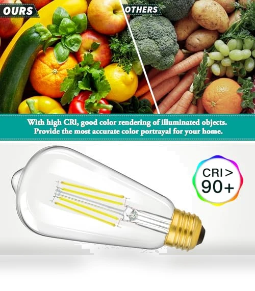 Vintage LED Edison Light Bulbs — Incandescent, Brightever