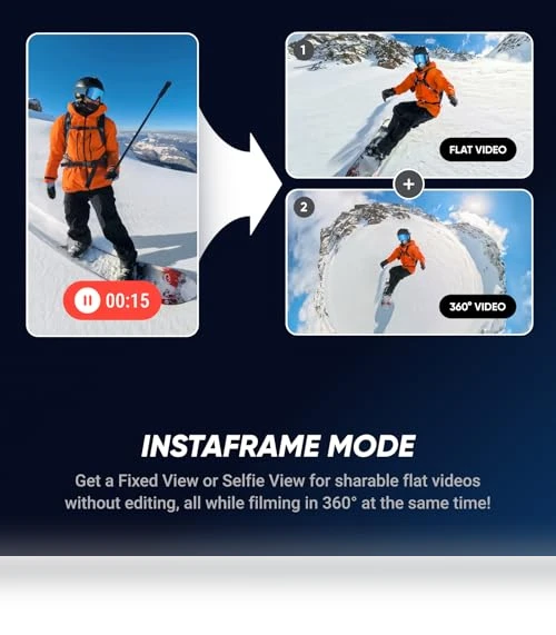 Waterproof 8K 360° Action Camera — Wearable Cameras, Insta360