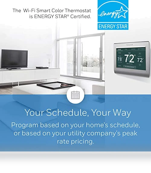 Wi-Fi Smart Color Thermostat — HVAC Controls, Honeywell Home