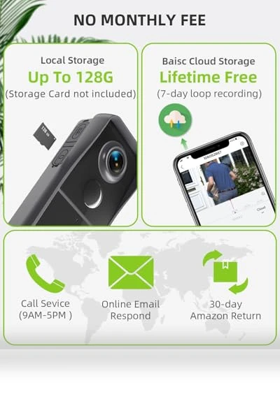 Wireless Video Doorbell Camera with Chime — Smart Home Security, MUBVIEW