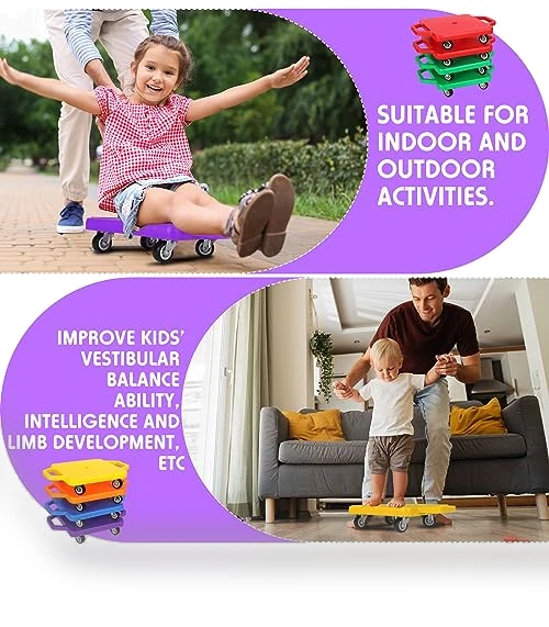 16 Pieces Scooter Boards with Handles — Push Scooters, Deekin