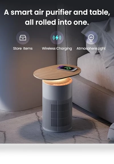 4 in 1 Air Purifier Table — Activated Carbon Air Purifiers, Wonderlabs