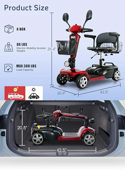 4 Wheel Mobility Scooter — Mobility Scooters, MIHAYO