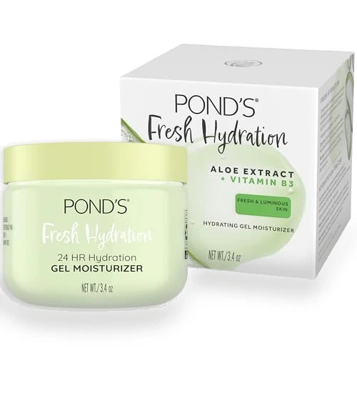Aloe Extract & Vitamin B3 Gel Face Moisturizer — Facial Hydration, POND'S