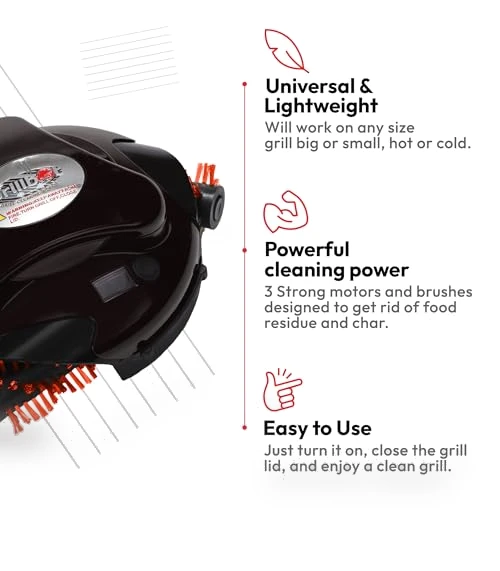 Automatic Grill Cleaning Robot — Combination Brushes & Scrapers, Grillbot