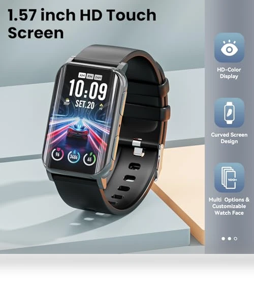 Curved Screen Fitness Tracker — Smartwatches, Mingdaln