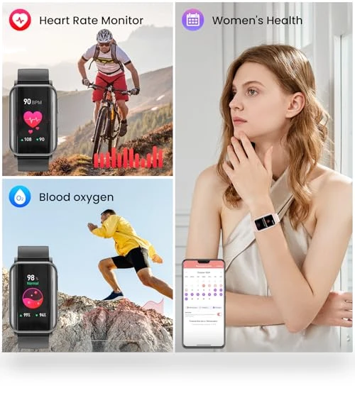 Curved Screen Fitness Tracker — Smartwatches, Mingdaln