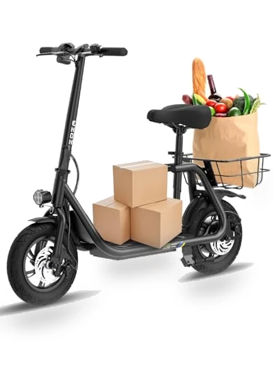 Electric Scooter with Seat — Electric Self-Balancing Scooters, ZDZA
