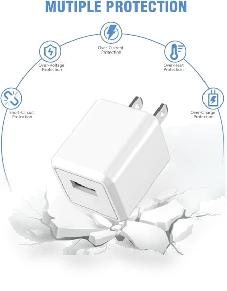 Fast Charging USB Wall Charger with Lightning Cable — Chargers, Curvologys