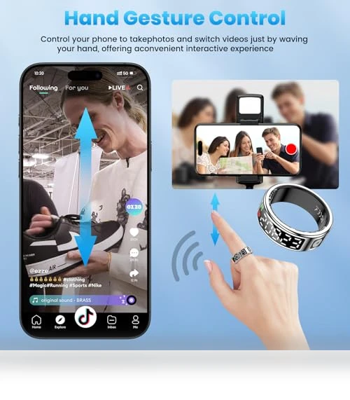 Health Fitness Tracker Ring — Smart Rings, Gwenland