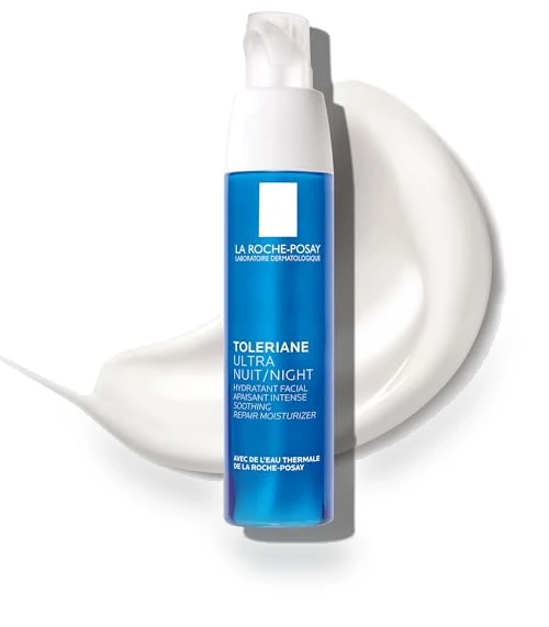 Intense Soothing Night Cream for Face — Nighttime Moisturizers, La Roche-Posay