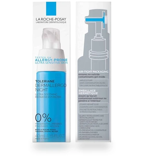 Intense Soothing Night Cream for Face — Nighttime Moisturizers, La Roche-Posay