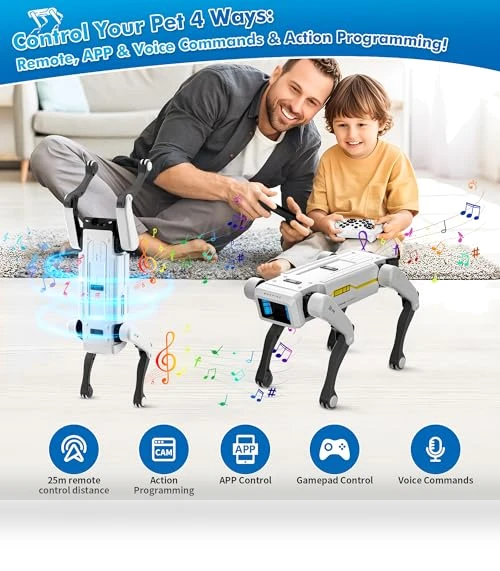 Interactive STEM Pet Robot Dog — Interactive Animal Companions, Dingdongwu