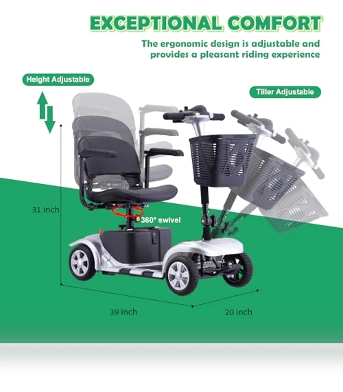 Mobility Scooter for Adults — Electric Self-Balancing Scooters, SUNDERWELL