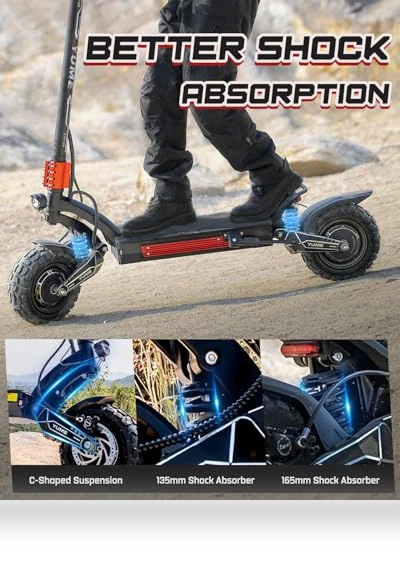Raptor 6000W Motor Scooter — Electric Self-Balancing Scooters, M YUME SCOOTER