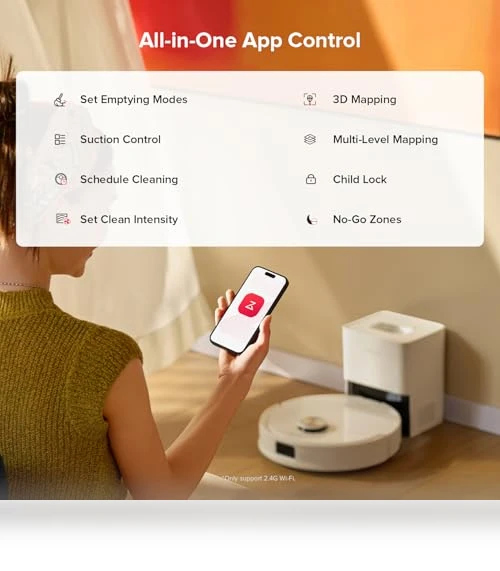 Robot Vacuum and Mop with Self-Emptying — Smart Cleaning Robots, Roborock