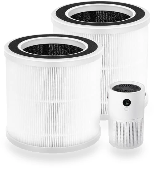 True HEPA Replacement Filter — Activated Carbon Air Purifiers, HOMFILBIT