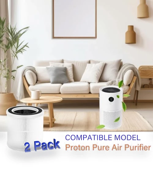 True HEPA Replacement Filter — Activated Carbon Air Purifiers, HOMFILBIT