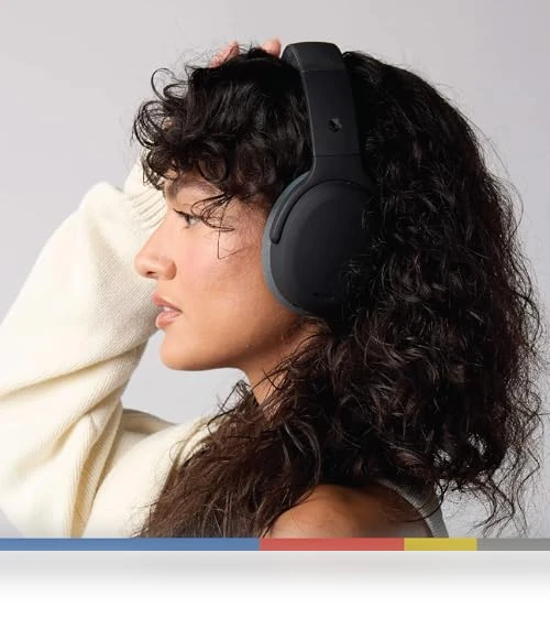 Wireless Over-Ear Bluetooth Headphones with Multi-Sensory Bass — Over-Ear Headphones, Skullcandy
