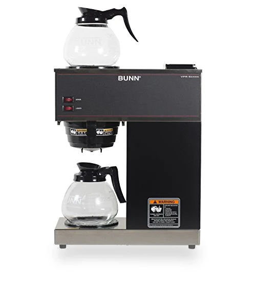 12-Cup Pourover Commercial Coffee Brewer with Upper and Lower Warmers and Two Glass Decanters — Coffee Makers, BUNN