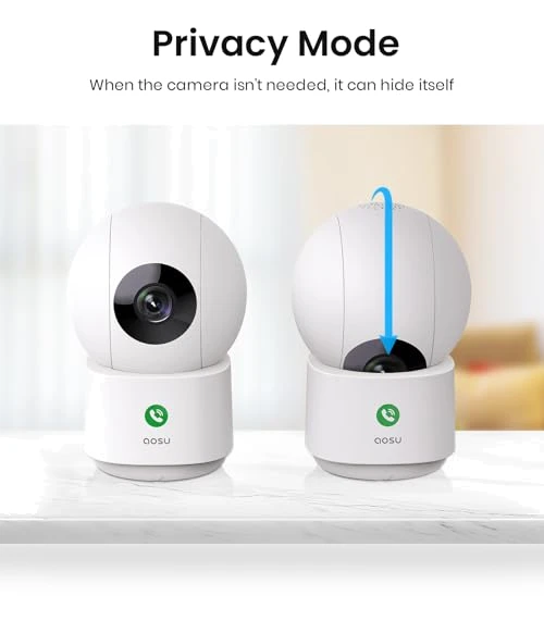 2K Security Camera Indoor — Baby Monitors, AOSU