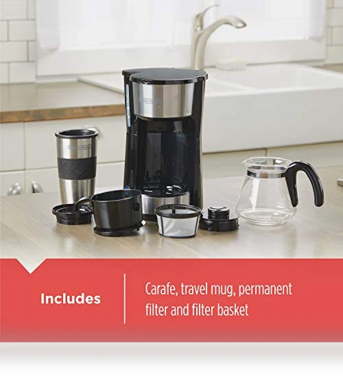 4-in-1 5-Cup Coffee Station Coffeemaker — Coffee Makers, BLACK+DECKER