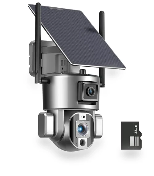 4K Security Camera Wireless Outdoor with Solar Panel — Security Cameras, Niview